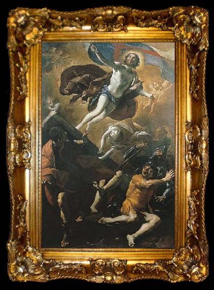 framed  Giovanni Lanfranco Giovanni Lanfranco, Resurrection, ta009-2